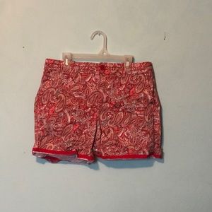 Vintage Red Shorts (Size 6)